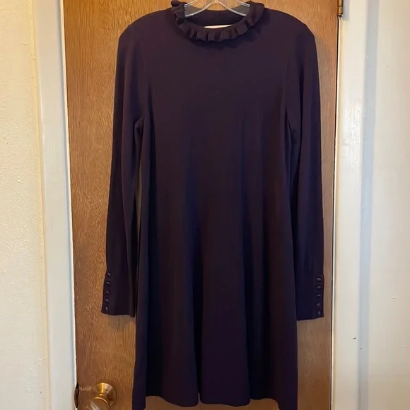 fitted lace wedding dress Dress Sweater By Loft In Purple, Size:Xs